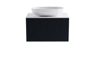 Тумба с раковиной Astra-Form М-40 4631177713583 80 см серый матовый